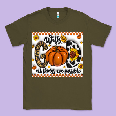 With God All Things Are Possible Classic Tee Designed By Cowhidedigitalart