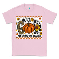 Bubblegum Pink With God All Things Are Possible Classic Tee - CowhideDigitalArt