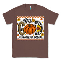 Chestnut With God All Things Are Possible Classic Tee - CowhideDigitalArt