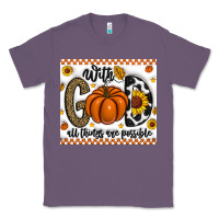 Lavender With God All Things Are Possible Classic Tee - CowhideDigitalArt