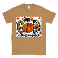Toasted Coconut With God All Things Are Possible Classic Tee - CowhideDigitalArt