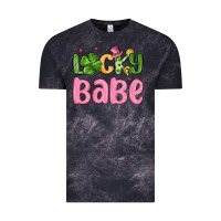 Cloud Black lucky babe st patrick s day Vintage Tee - MaliasSmallBusiness