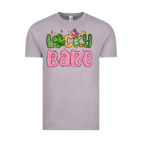 Vintage Zinc lucky babe st patrick s day Vintage Tee - MaliasSmallBusiness