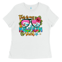 White this is my hawaiian Ladies Tee - AdoDesignShop
