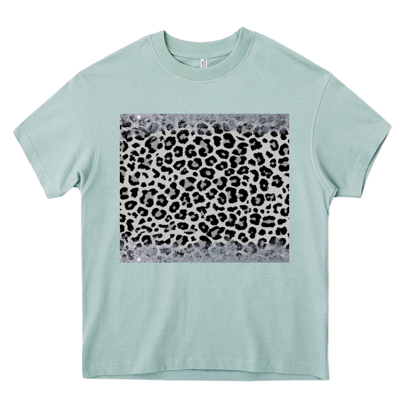 Grey Leopard Heavy Core Tee by JahusDesignShop | Teevron