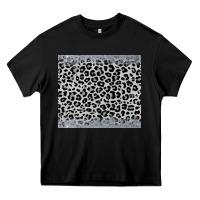 Black grey leopard Heavy Core Tee - JahusDesignShop