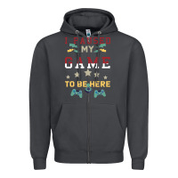 Smoke I Paused My Game To Be Here Zipper Hoodie - Bettercallsaul