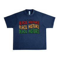 Navy i am black history Urban Heavy Tee - MaliasSmallBusiness