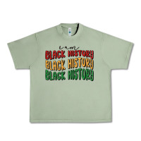 Oil Green i am black history Urban Heavy Tee - MaliasSmallBusiness