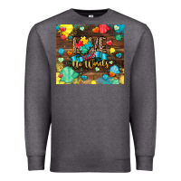 Charcoal Heather love needs no words Premium Sweatshirt - CowGirlArtShop