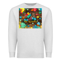 Oatmeal Heather love needs no words Premium Sweatshirt - CowGirlArtShop