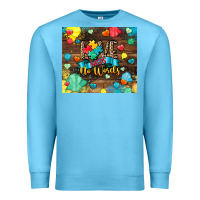 Ocean Blue love needs no words Premium Sweatshirt - CowGirlArtShop