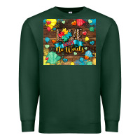 Sports Green love needs no words Premium Sweatshirt - CowGirlArtShop