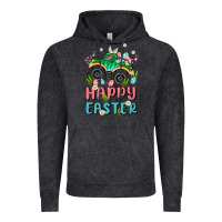 Vintage Black easter monster truck Vintage Hoodie - MaliasSmallBusiness