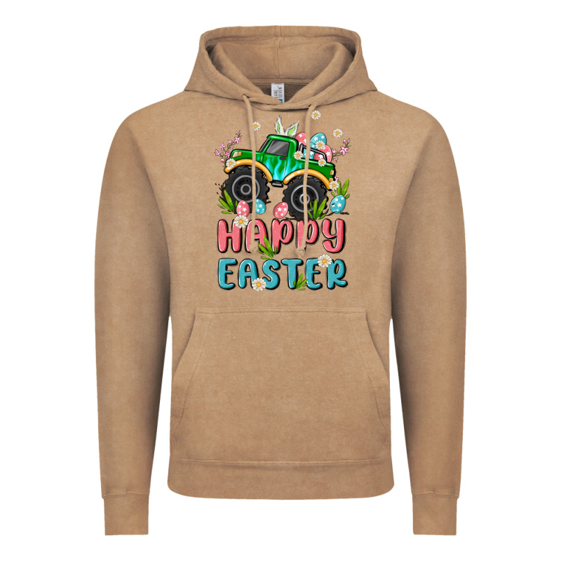 Easter Monster Truck Vintage Hoodie by MaliasSmallBusiness | Teevron