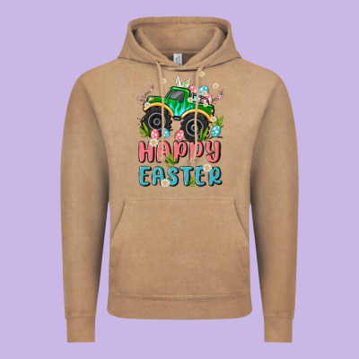 Easter Monster Truck Vintage Hoodie Designed By Maliassmallbusiness
