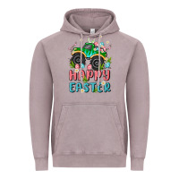 Vintage Zinc easter monster truck Vintage Hoodie - MaliasSmallBusiness