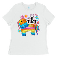 White id hit that  mexican llama pinata Ladies Tee - JahusDesignShop