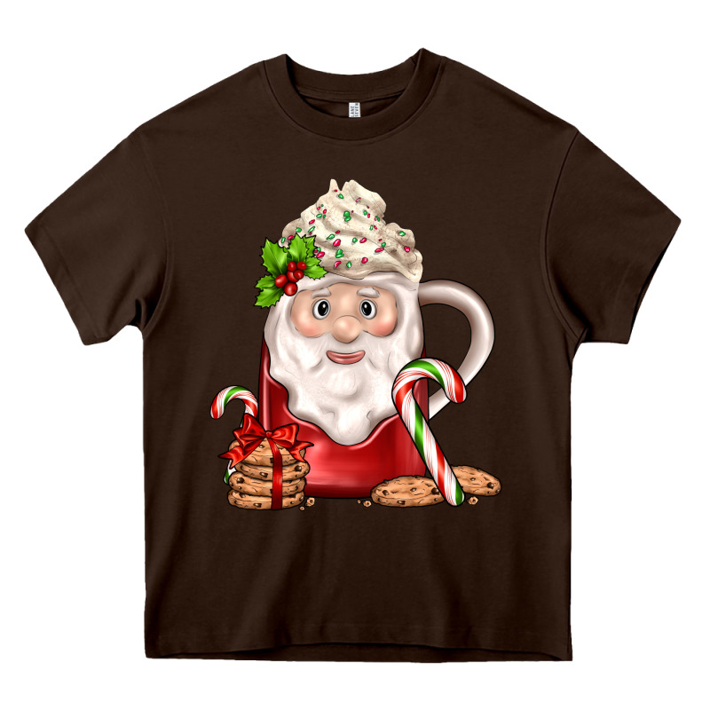 Santa Coffee Heavy Core Tee by JahusDesignShop | Teevron