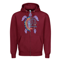 Burgundy In a World full of Grandmas be a Gammy Zipper Hoodie - Bettercallsaul