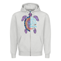 Dove Grey In a World full of Grandmas be a Gammy Zipper Hoodie - Bettercallsaul