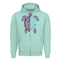 Seafoam In a World full of Grandmas be a Gammy Zipper Hoodie - Bettercallsaul