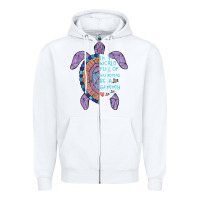 White In a World full of Grandmas be a Gammy Zipper Hoodie - Bettercallsaul