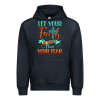 Navy Let Your Faith Be Bigger Than Your Fear Urban Hoodie - BundleAndBundleShop