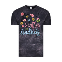 Cloud Black scatter kindness Vintage Tee - MaliasSmallBusiness