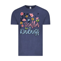 Vintage Denim scatter kindness Vintage Tee - MaliasSmallBusiness