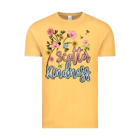 Vintage Mustard scatter kindness Vintage Tee - MaliasSmallBusiness