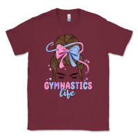 Burgundy gymnastics life Classic Tee - MaliasSmallBusiness