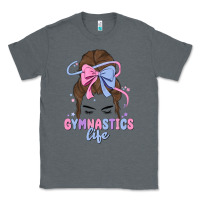 Charcoal Heather gymnastics life Classic Tee - MaliasSmallBusiness