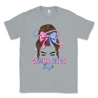 Heather Grey gymnastics life Classic Tee - MaliasSmallBusiness