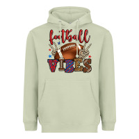 Matcha Football vibes red and blue Heavyweight Hoodie - HowdyJamesFarm