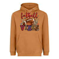Meerkat Football vibes red and blue Heavyweight Hoodie - HowdyJamesFarm