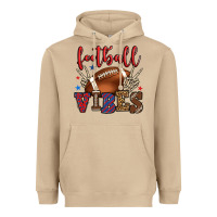 Mushroom Football vibes red and blue Heavyweight Hoodie - HowdyJamesFarm