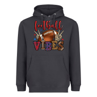 Smoke Football vibes red and blue Heavyweight Hoodie - HowdyJamesFarm