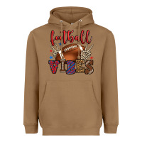 Toasted Coconut Football vibes red and blue Heavyweight Hoodie - HowdyJamesFarm