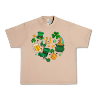 Burro st. patrick heart doodle Urban Heavy Tee - MaliasSmallBusiness