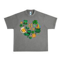 Tornado st. patrick heart doodle Urban Heavy Tee - MaliasSmallBusiness