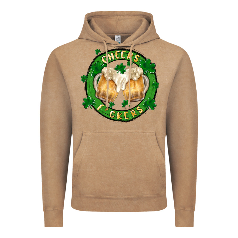 Cheers Fckers Vintage Hoodie by MaliasSmallBusiness | Teevron