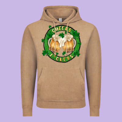 Cheers Fckers Vintage Hoodie Designed By Maliassmallbusiness