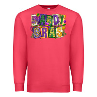 Cardinal mardi  gras Premium Sweatshirt - CowGirlArtShop