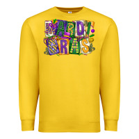 Lemon mardi  gras Premium Sweatshirt - CowGirlArtShop