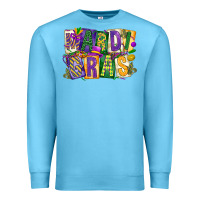 Ocean Blue mardi  gras Premium Sweatshirt - CowGirlArtShop