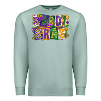 Seafoam mardi  gras Premium Sweatshirt - CowGirlArtShop