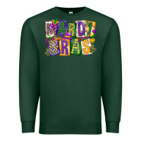 Sports Green mardi  gras Premium Sweatshirt - CowGirlArtShop