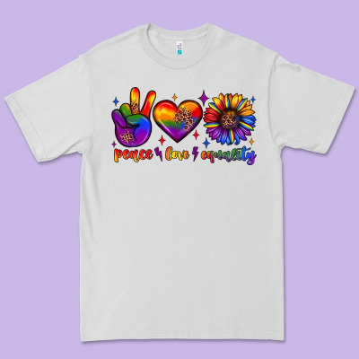 Peace Love Equality Premium Tee Designed By Jahusdesignshop