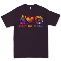 Plum peace love equality Premium Tee - JahusDesignShop
